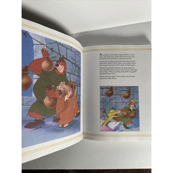 Disney Charming Tales Story Book | Robin Hood Tarzan Bug's Life Mulan Hercules - Picture 12 of 12